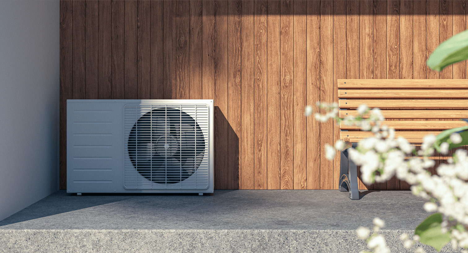 Photo générique d'un module extérieur d'une pompe à chaleur